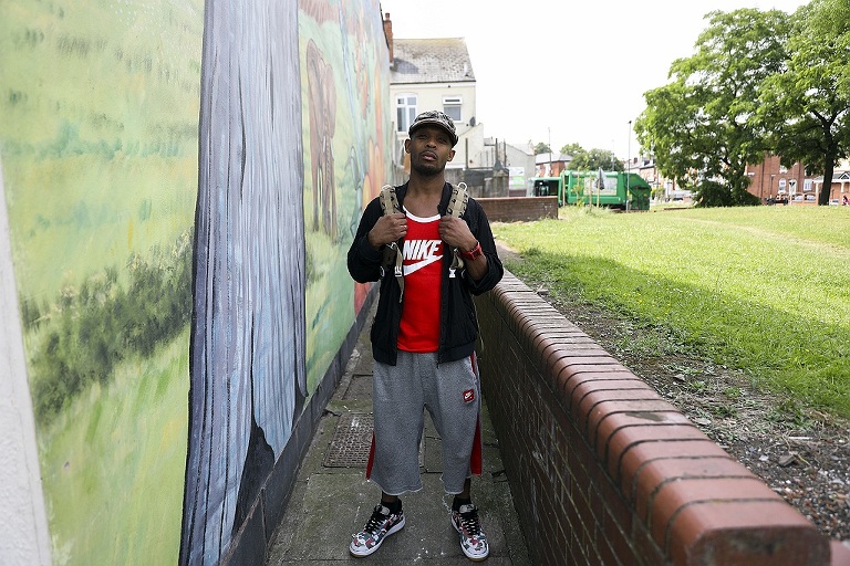 birmingham portrait photography hip hop musician mad flow damian brown photography blog
